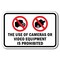 Signmission Safety Sign, 12 in Height, Aluminum, Security - The Use Of A-1218 Security  - The Use Of - alternate 1